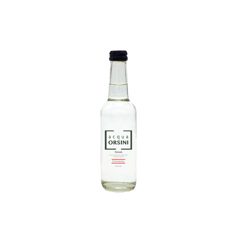 Итальянский Acqua Orsini черный 27,5cl сверкающая минеральная вода готова к отправке