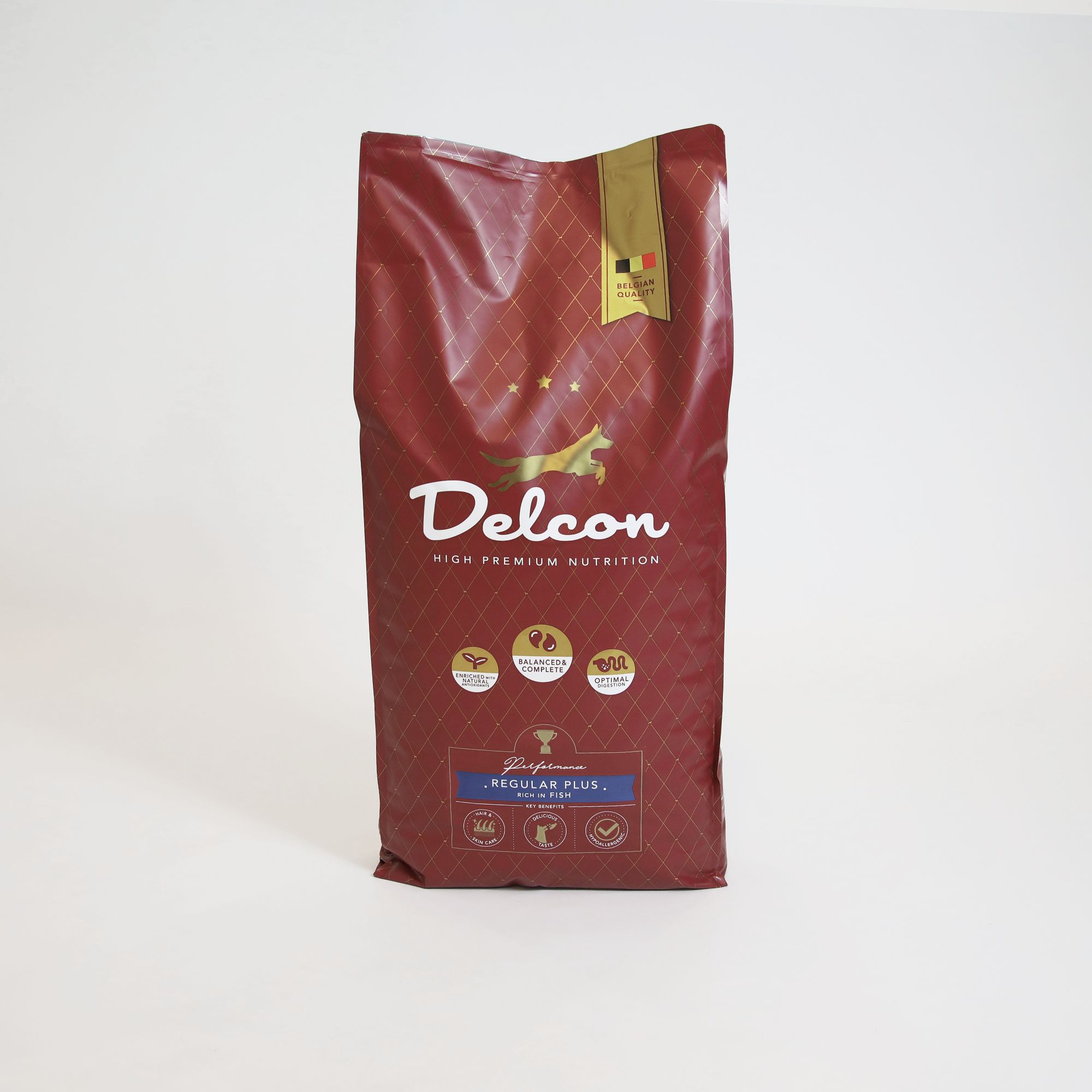DELCON цветная сухая корма для собак