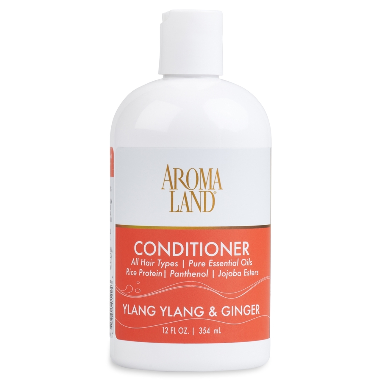 AROMALAND NATURAL CONDITIONER WITH ESSENTIAL OILS - YLANG YLANG & GINGER - 12 oz