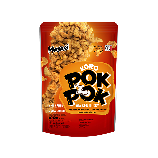Хит продаж, Mayasi, широкая фасоль, жареная курица, Снэк, фирменный вкус 120 г