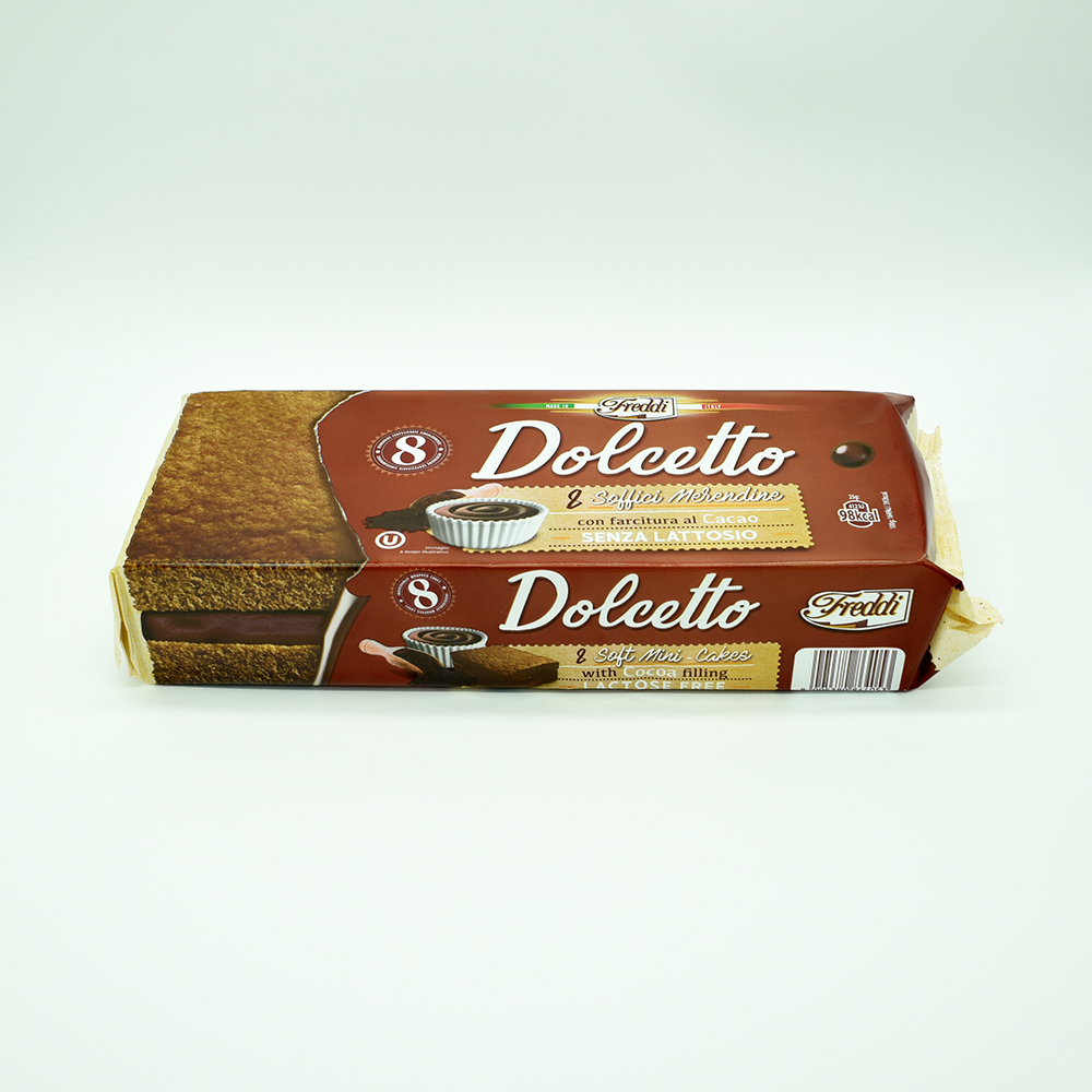 Made in Italy Soft mini cake DOLCETTO cocoa 25g x 8 = 200g for daily consumption