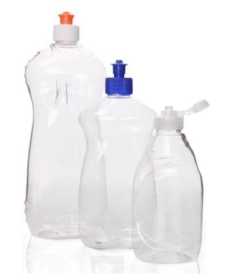 250ml 500ml 750ml 1000ml PET Dish Washing Bottle Plastic Refillable Bottle for Liquid Soap with Cap