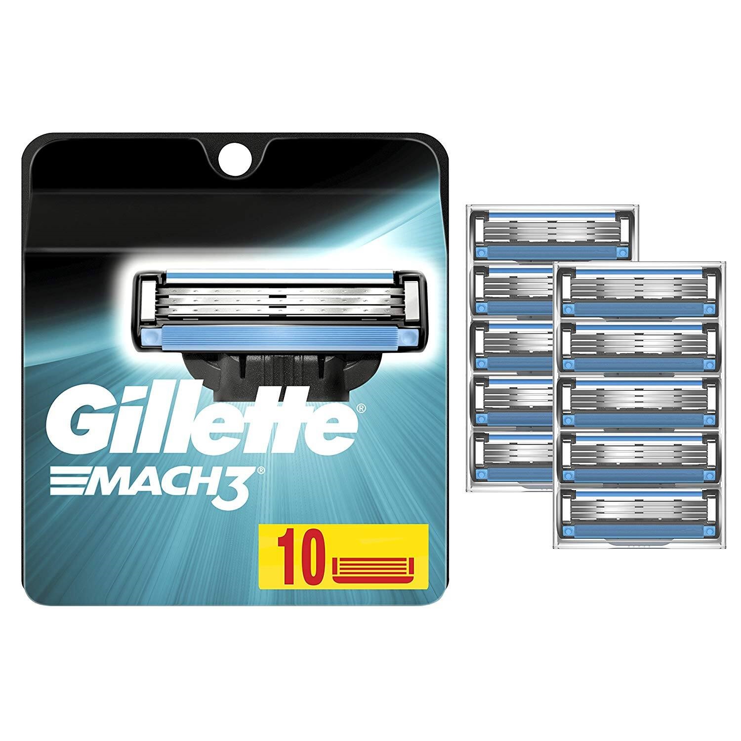 Ручные бритвенные лезвия Gillette Mach 3, 12, 8 и 4 шт. в наличии