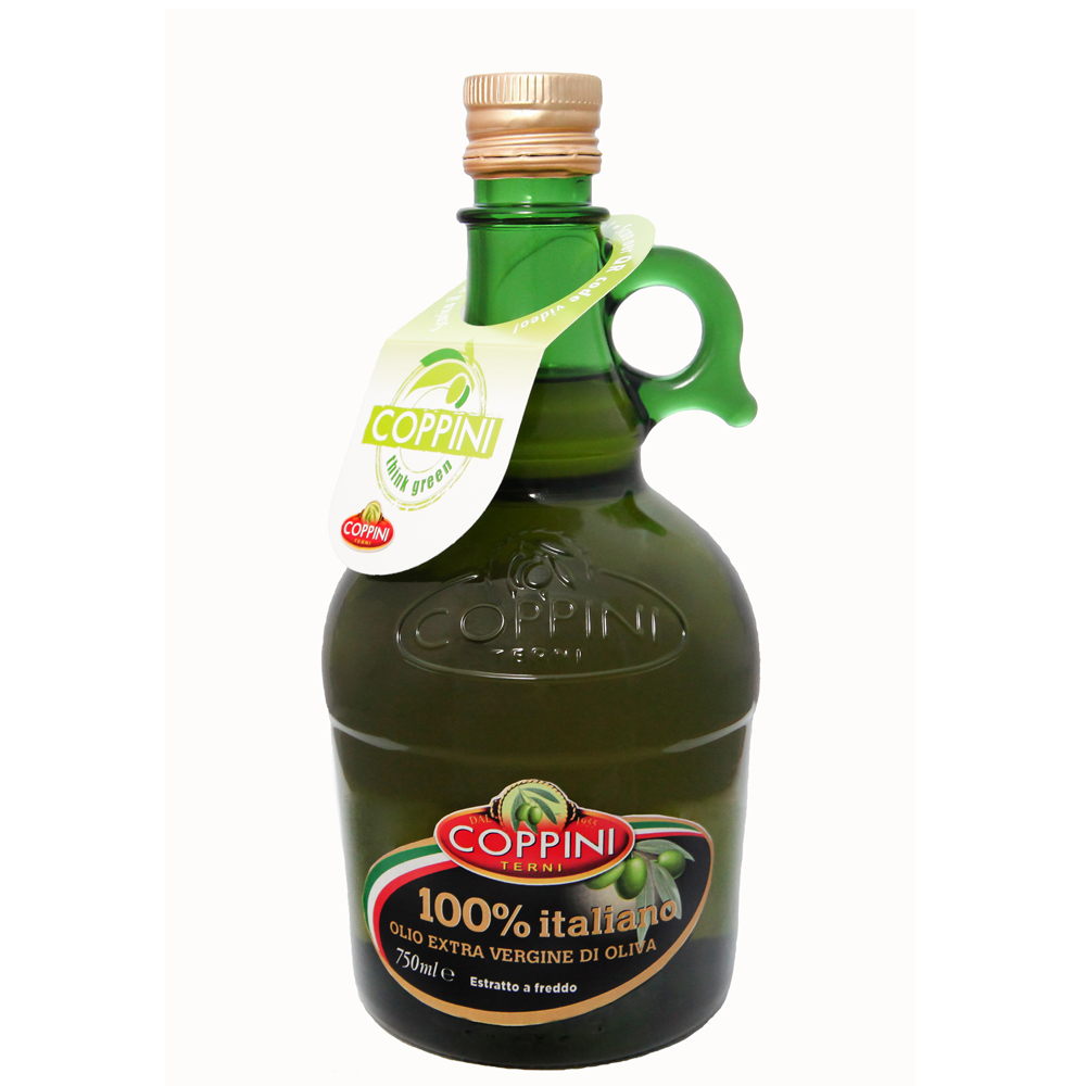 Экстра девственное оливковое масло COPPINI 100% итальянская бутылка для амфоры 0,75 л