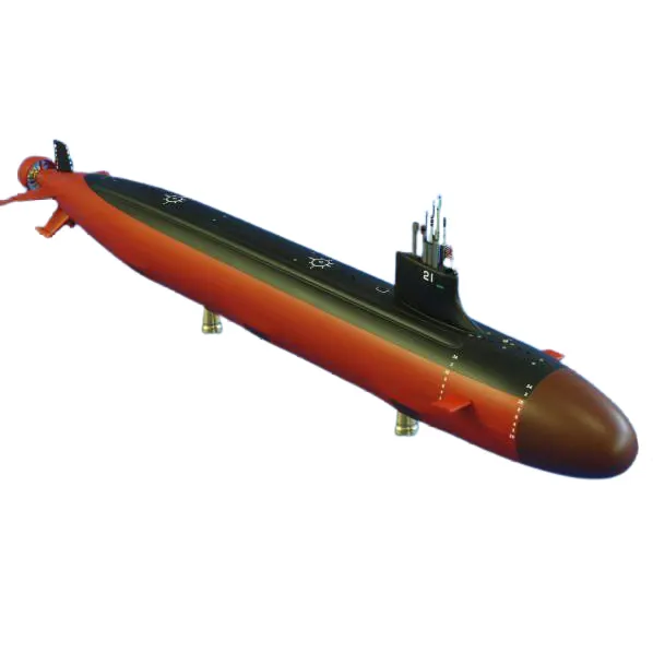 Stylish  Powerful Wooden Gift "Sea Wolf" Ship Submarine Model For Decorating an Office  Workroom  Home