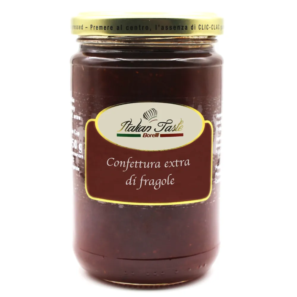 High quality Italian Extra 70% strawberries jam - 350 g Made in Italy for Export