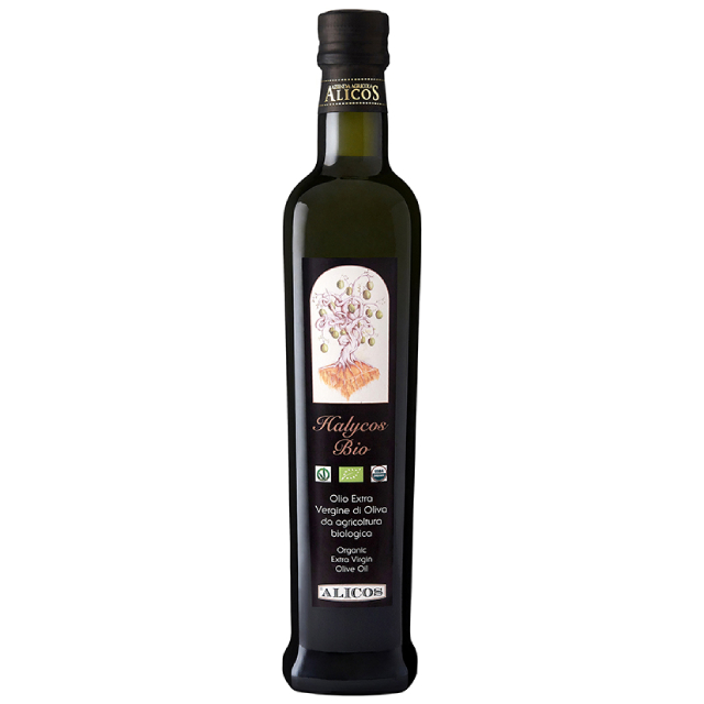 Органическое оливковое масло экстра-класса, Сделано в Италии, бутылка 0,50 л