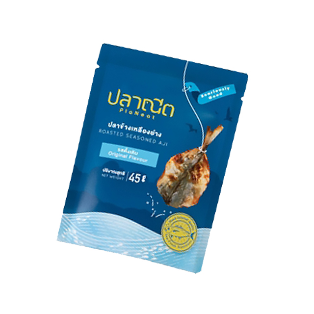 Premium Dried Fish Snack Roasted Seasoned Aji Original Flavour-Thai Seafood Snack