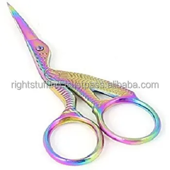 Bird Shaped Straight Cuticle Scissors 9cm Cuticle Scissors Curved Stainless Steel Professional Manicure Pedicure Extra Fine