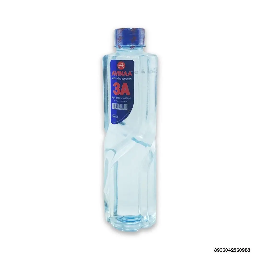 Drinking Water Beverage Ground 3A 500ml Pure Water In Plastic Bottle Packaging Made in Vietnam 2021