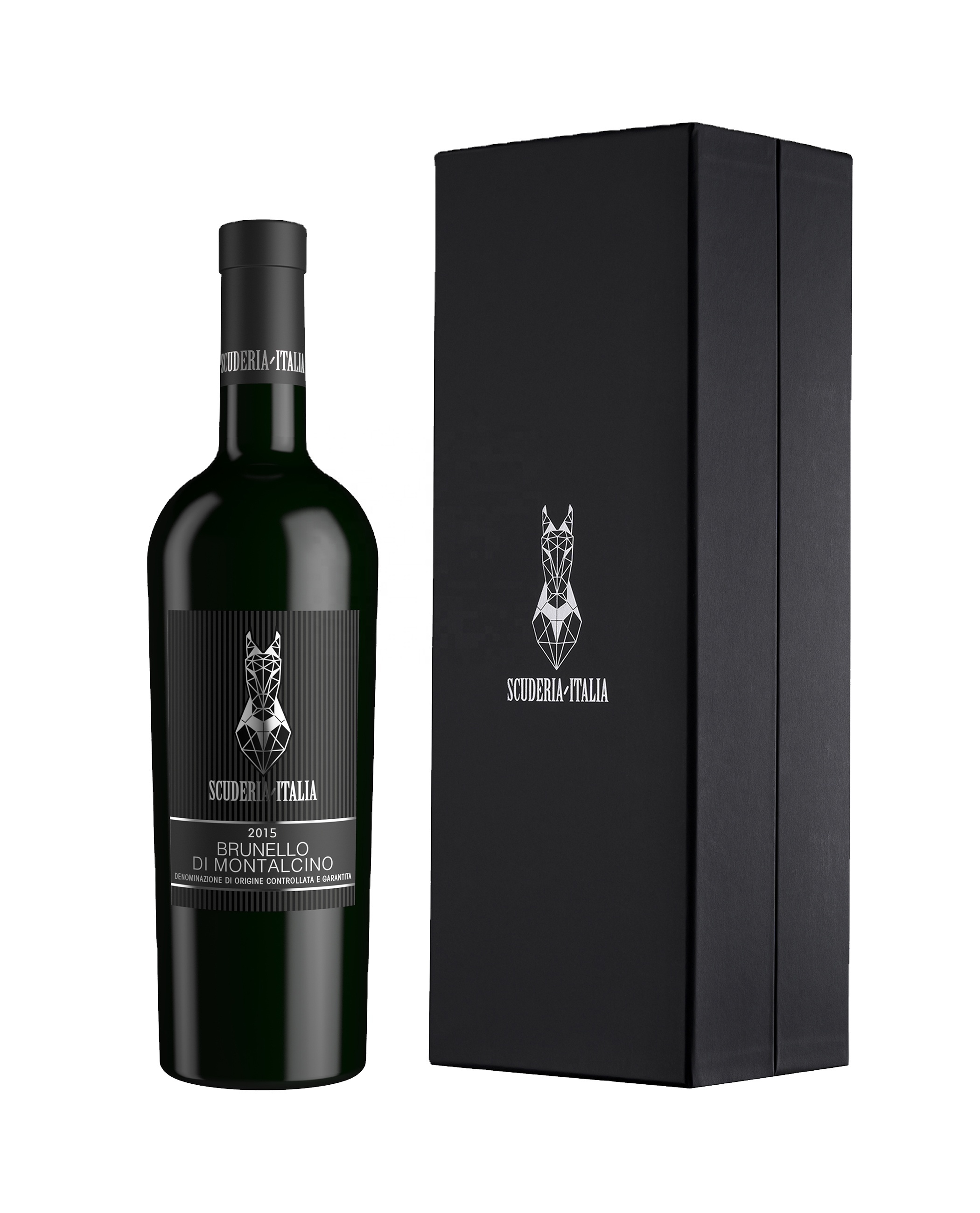 Брюнелло ди MONTALCINO DOCG 2015 Scuderia Italia 0.75L 14.5% престижное итальянское красное вино в роскошной коробке
