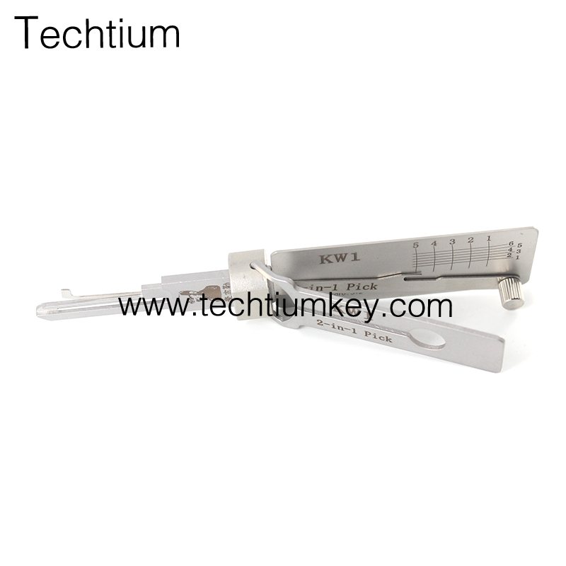 techtium locksmith tools car or door Original Lishi KW1 2 in 1 Lock pick decoder