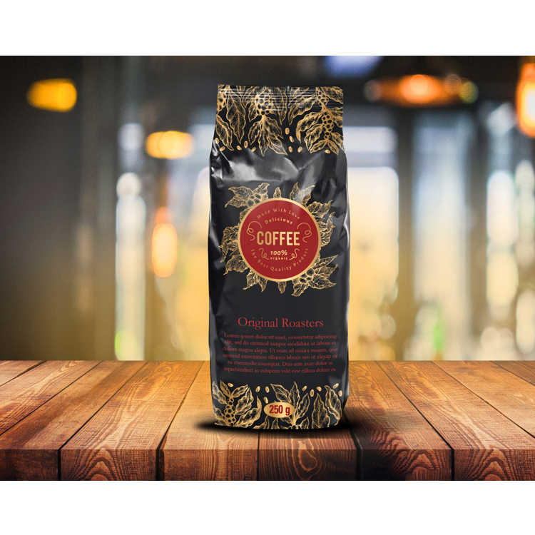 Премиум качество частная марка Decaf Arabica молотый кофе порошок