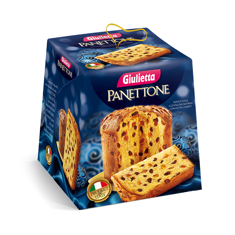 Лучшее качество, итальянский классический Panettone с маргарином и маслом 500 г, готовый к Рождеству 20 шт. * Чехол