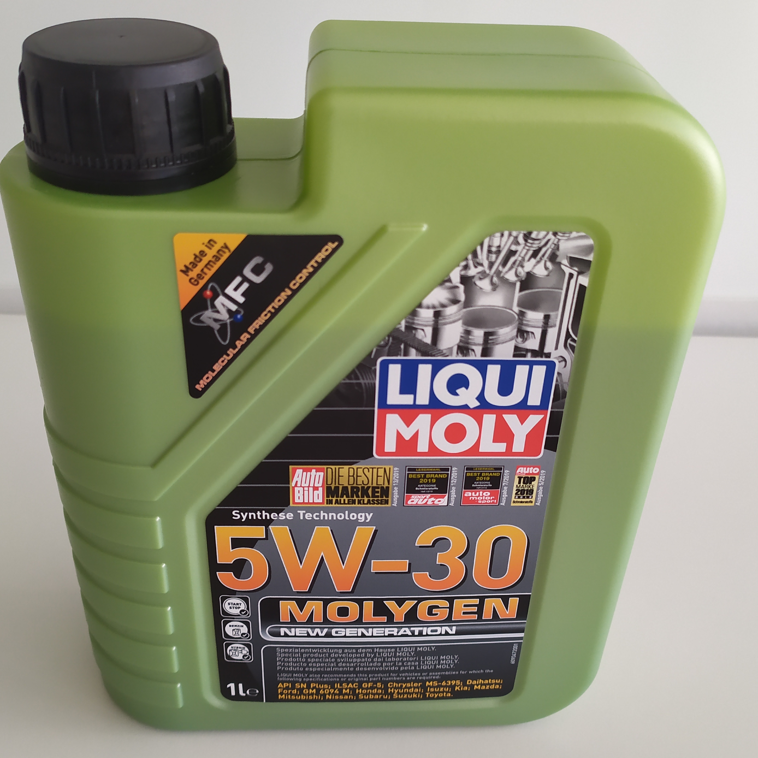 Моторное масло Liqui Moly 9047 Molygen нового поколения 5W-30 1 л