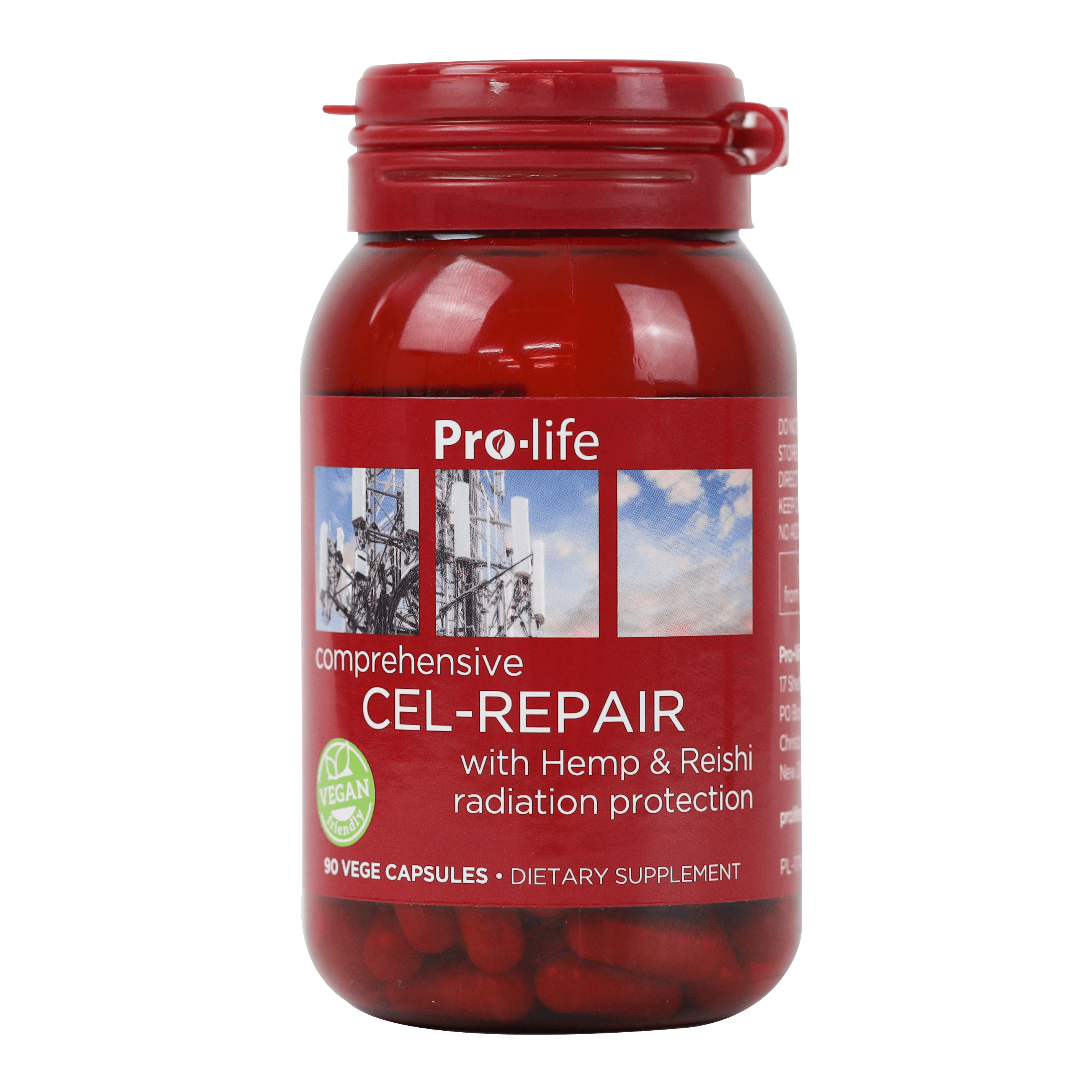 Pro-life Cel-Repair | Support Cellular Repair and Electromagnetic and Antioxidant Protection, Suitable for Vegans