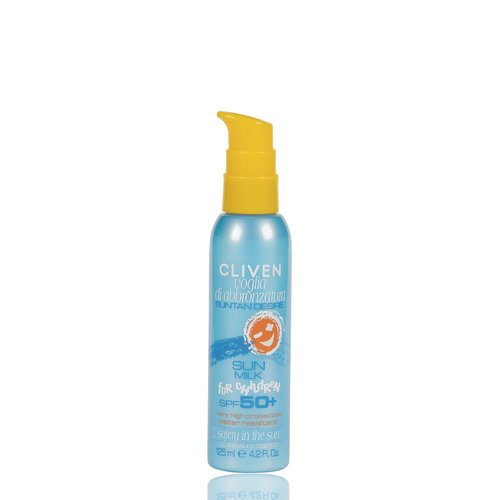 Солнцезащитное молоко для детей Cliven Suntan Desire 50 +, очень высокая защита, 125 мл