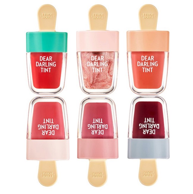 Корейский тинт для губ оптовая продажа etudehouse Dear Darling воды гель liptint 4,5g 5 цветов Сделано в Корее