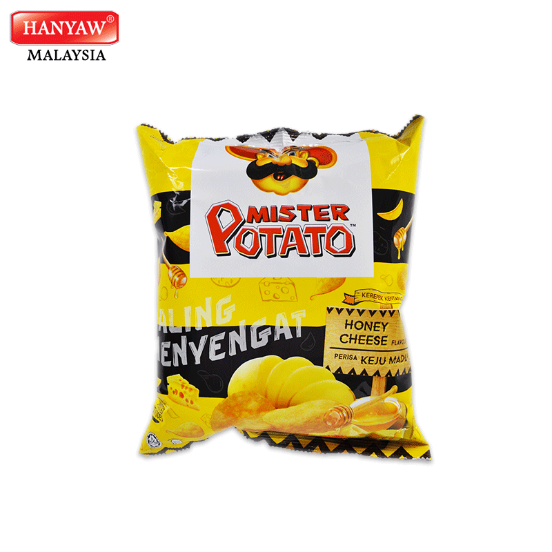 [Malaysia] Fast Shipping + Halal Certified Mister Potato Honey Cheese Chips ( 3 Bag x 12 Pack x 75g / Ctn)