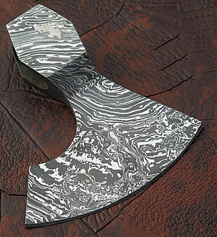 HANDMADE DAMASCUS STEEL TOMAHAWK AXE HATCHET BLANK AXE HEAD