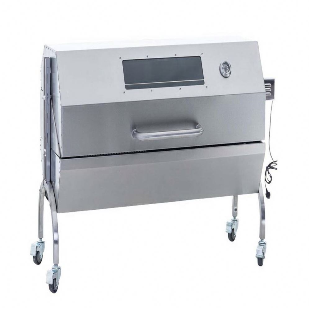 Stainless steel Charcoal BBQ spit roaster