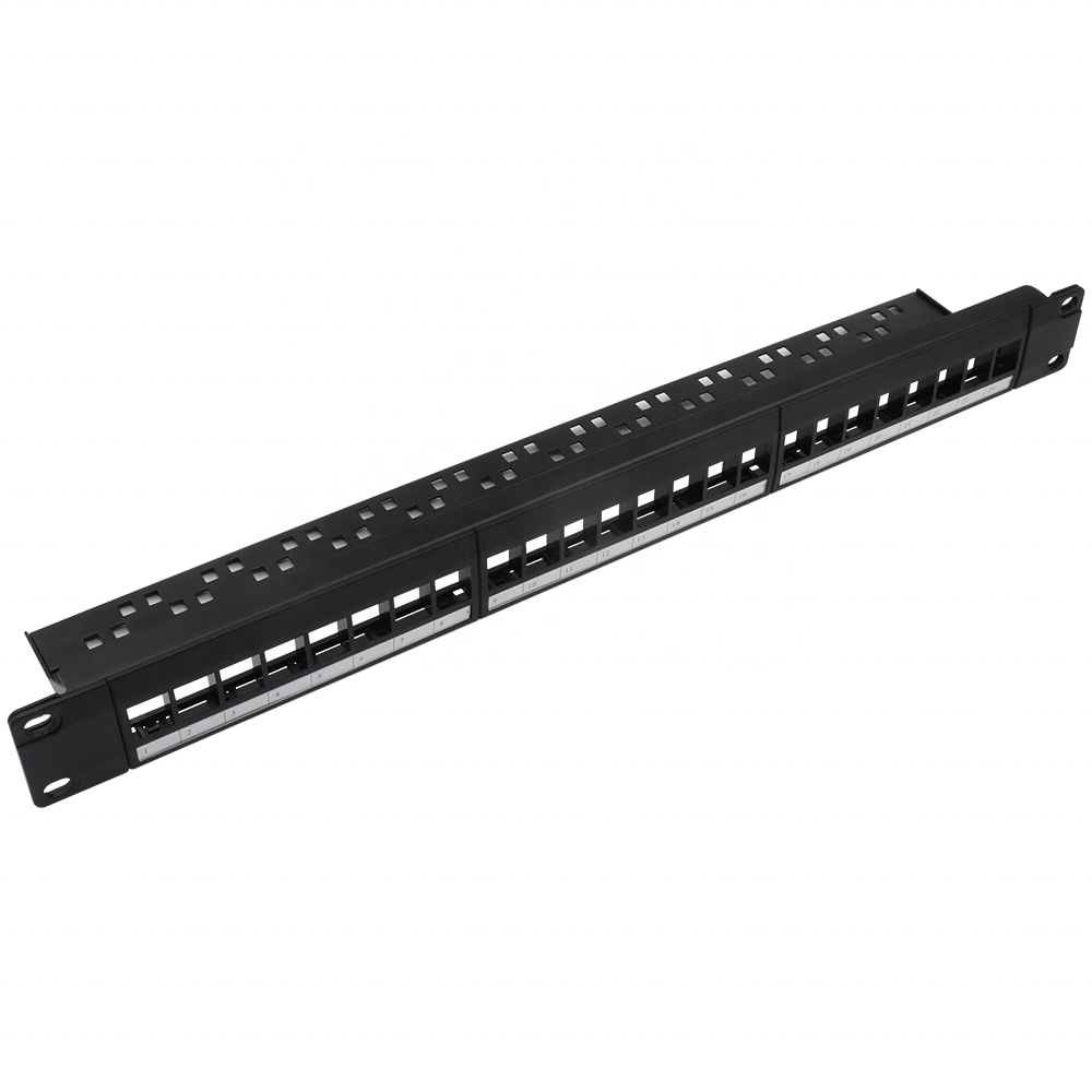 TP-07 AMP Тип пустой UTP Cat5e Cat6 1U 19 дюймов 19 "24 портовая коммутационная панель