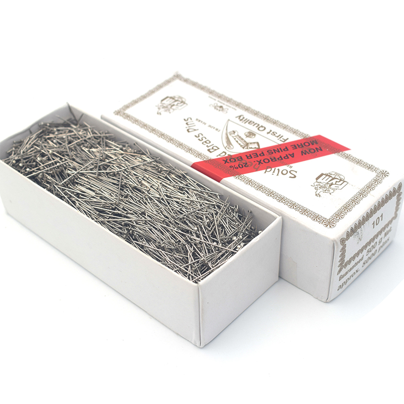 Prym Stainless Steel Brass Straight Pins for Jewelry Making, Sewing and Crafting 500g Per Box