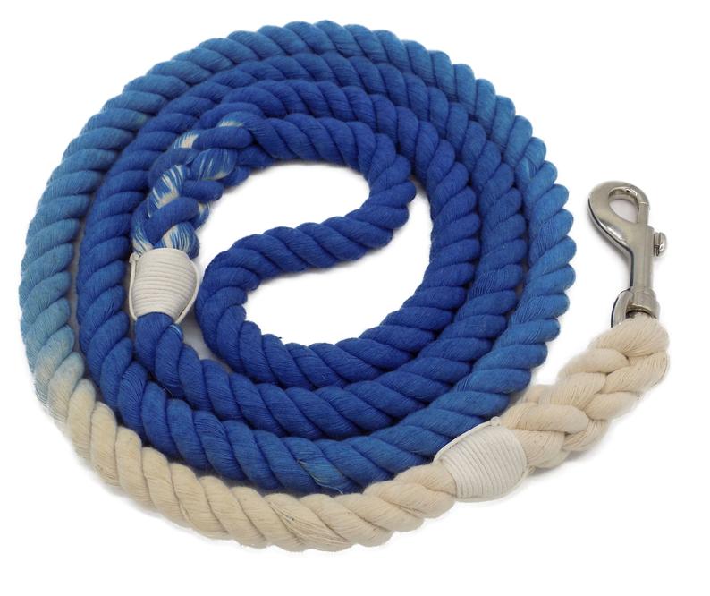 5ft Ombre Cotton Rope Dog Leash