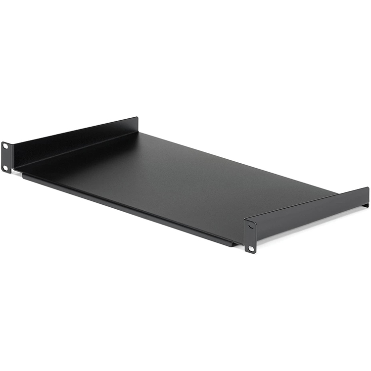 JH-Mech 8U Vented Cantilever Server Rack Shelf Universal Metal Equipment Wall-Mount Server Rack With Built-In Shelf