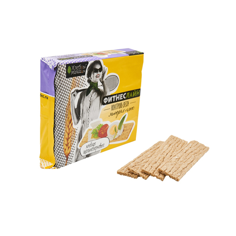 Здоровая цельная зернистая пищевая упаковка Crispbreads для органических продуктов, эффективная Упаковка из России
