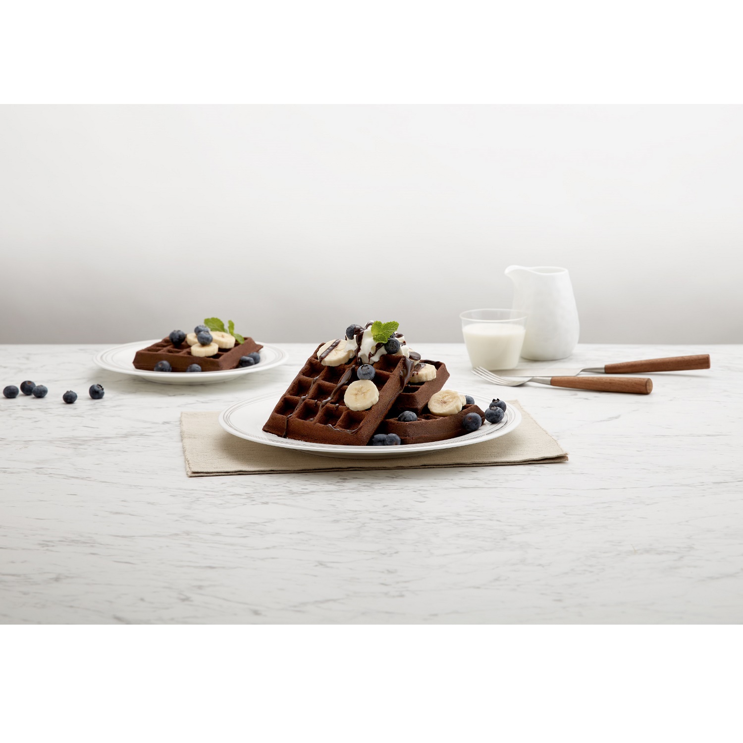 Высококачественное пищевое вкусное темное Яйцо вафель и пончик порошок смешанный вкус шоколада