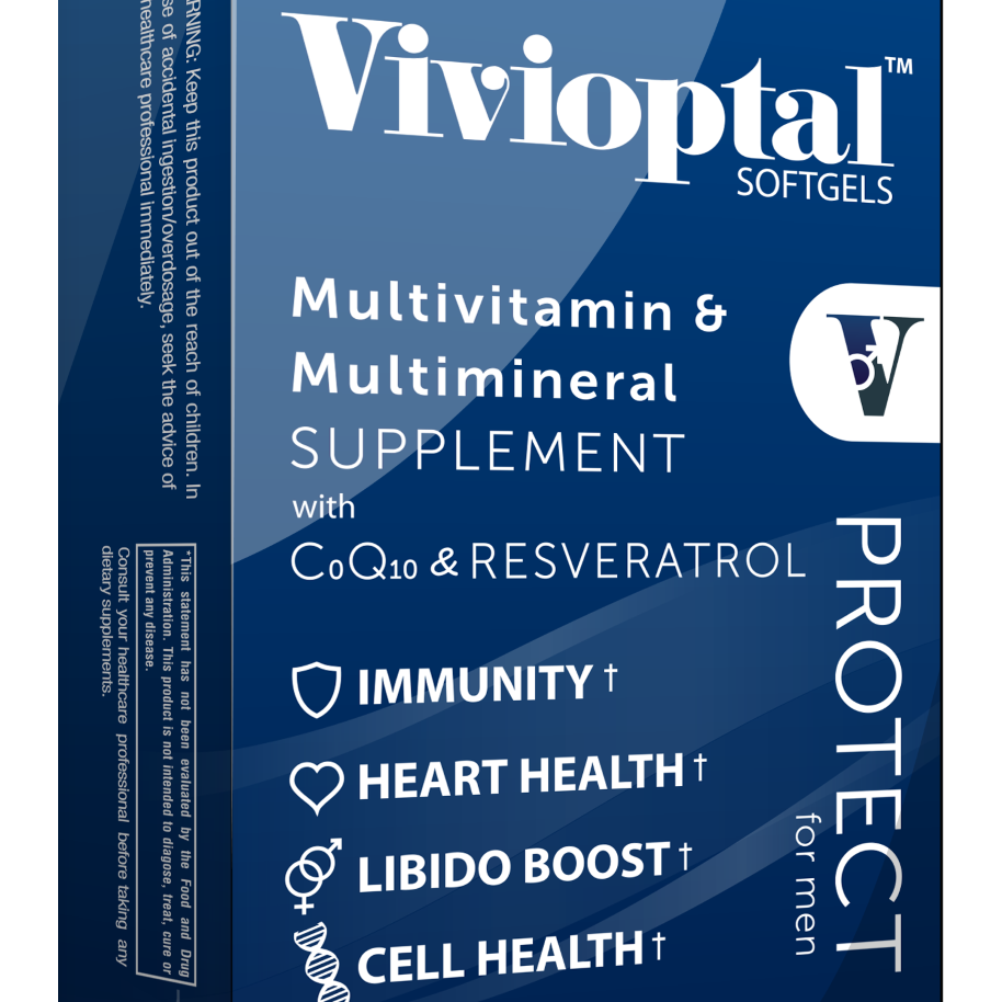 Vivioptal защищает мягкие гели, мультивитамины (30 мягких гелей)