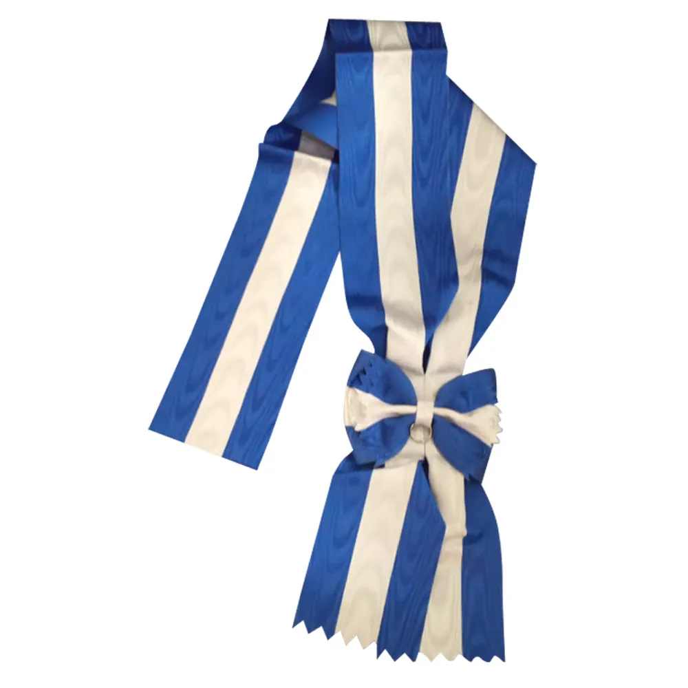 silk ribbon customized sash masonic cheap sashes sash for military uniform