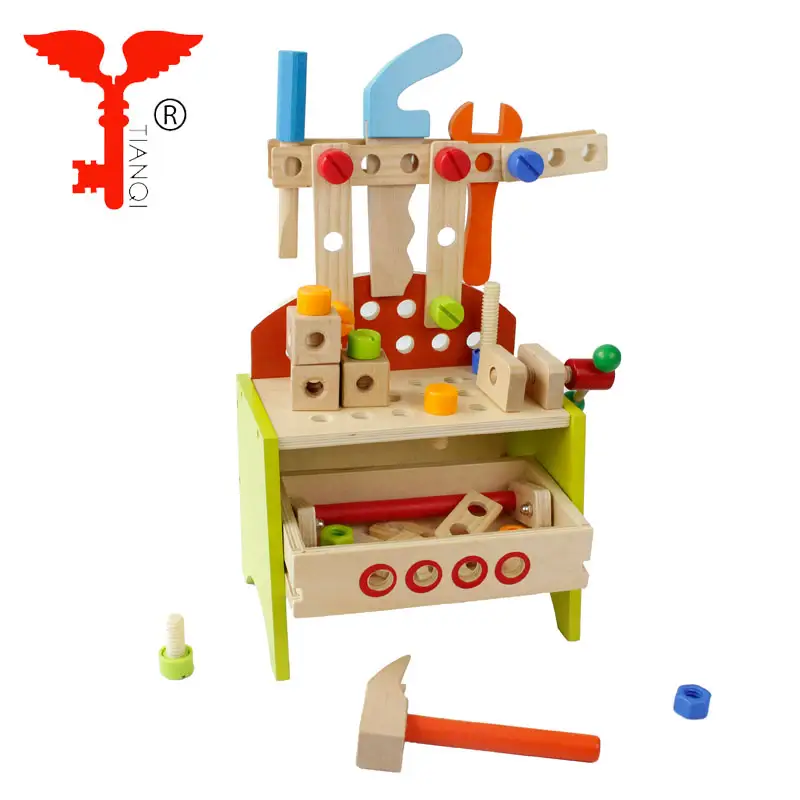 New Design Educational Wooden Tool Set Pretend Wooden Toy