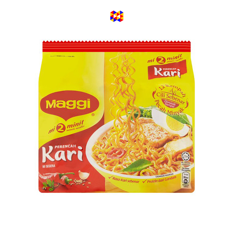 Надежный продавец, лапша быстрого приготовления Maggi 2 минуты со вкусом Карри 5x79 г, доступно в большом количестве