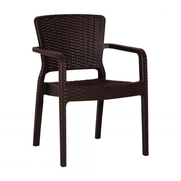 Cheap plastic outdoor armchair with mordern design for living room and dining room