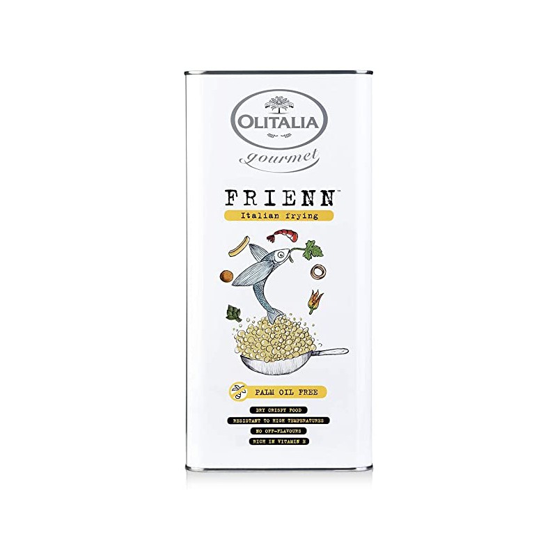 Сделано в Италии, 5 л, Olitalia, изысканное подсолнечное масло Frienn, масло для приготовления пищи, итальянский Италия