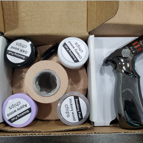 Innovative whiskey smoker, gift box pack, Whiskey Smoker