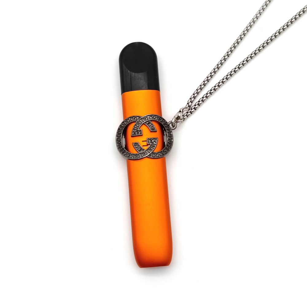 Hiphop Mental Lanyard for Ecig with letter ring shape