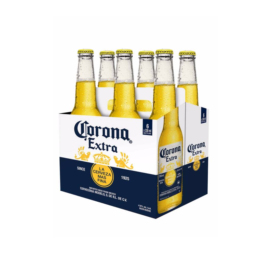 Легкая бутылка для Пива Corona Extra объемом 355 мл, 330 мл