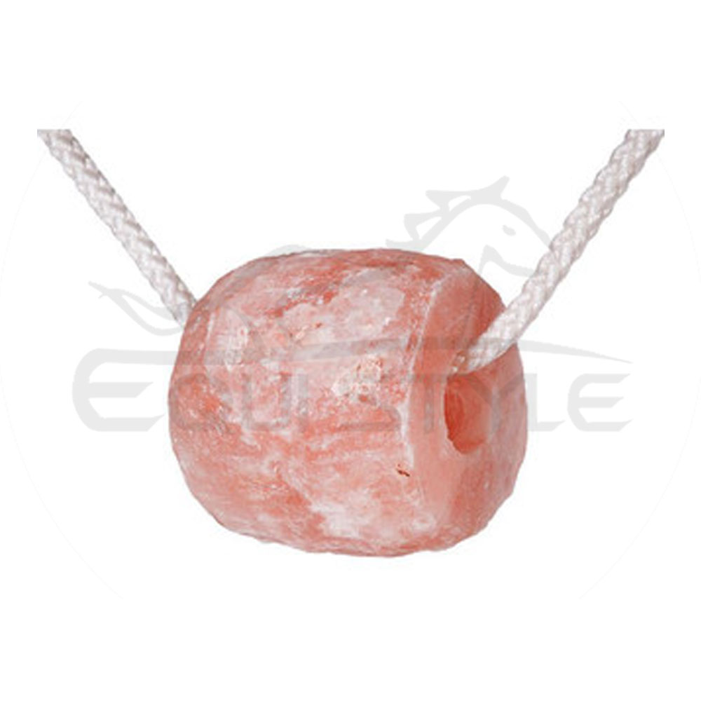 Long Lasting Animal Licking 100% Natural Pure Himalayan Pink Salt Block on Rope for Horses, Deer, Goats, Cattle,Rabbits etc.