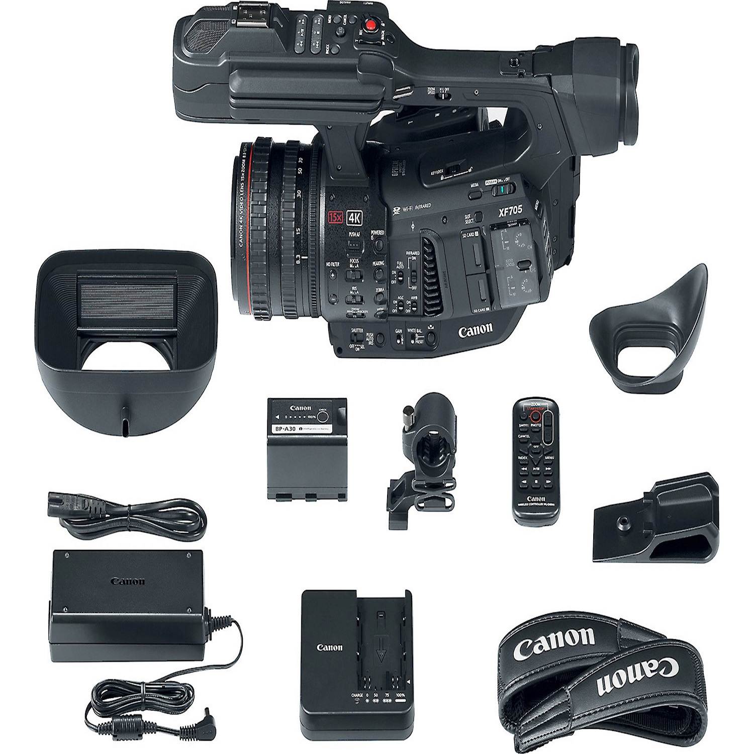 Высококачественный новый XF705 4K 1 "S-ensor XF-HEVC H.265 Pro Ca-mcorder NTSC/PAL