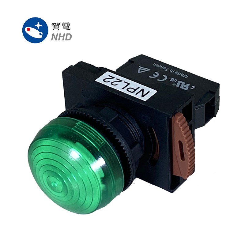 NPL22-GI-X светодиодная Пилотная лампа индикатор AC/DC 220 ~ 240 В Тип анти-помех