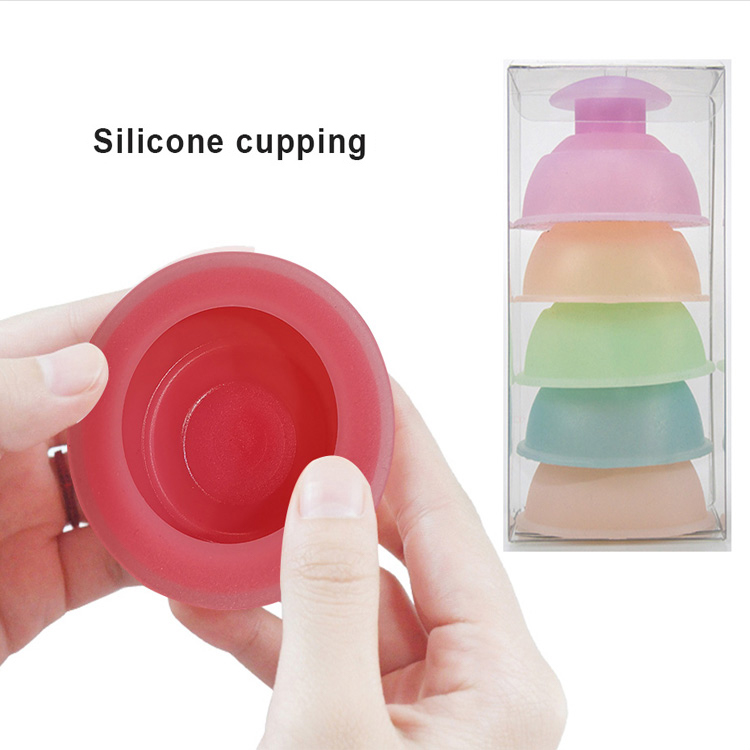 chinese wholesale body poor health silicone cupping cups facial cupping therapy vacuum massage silicone cupping set