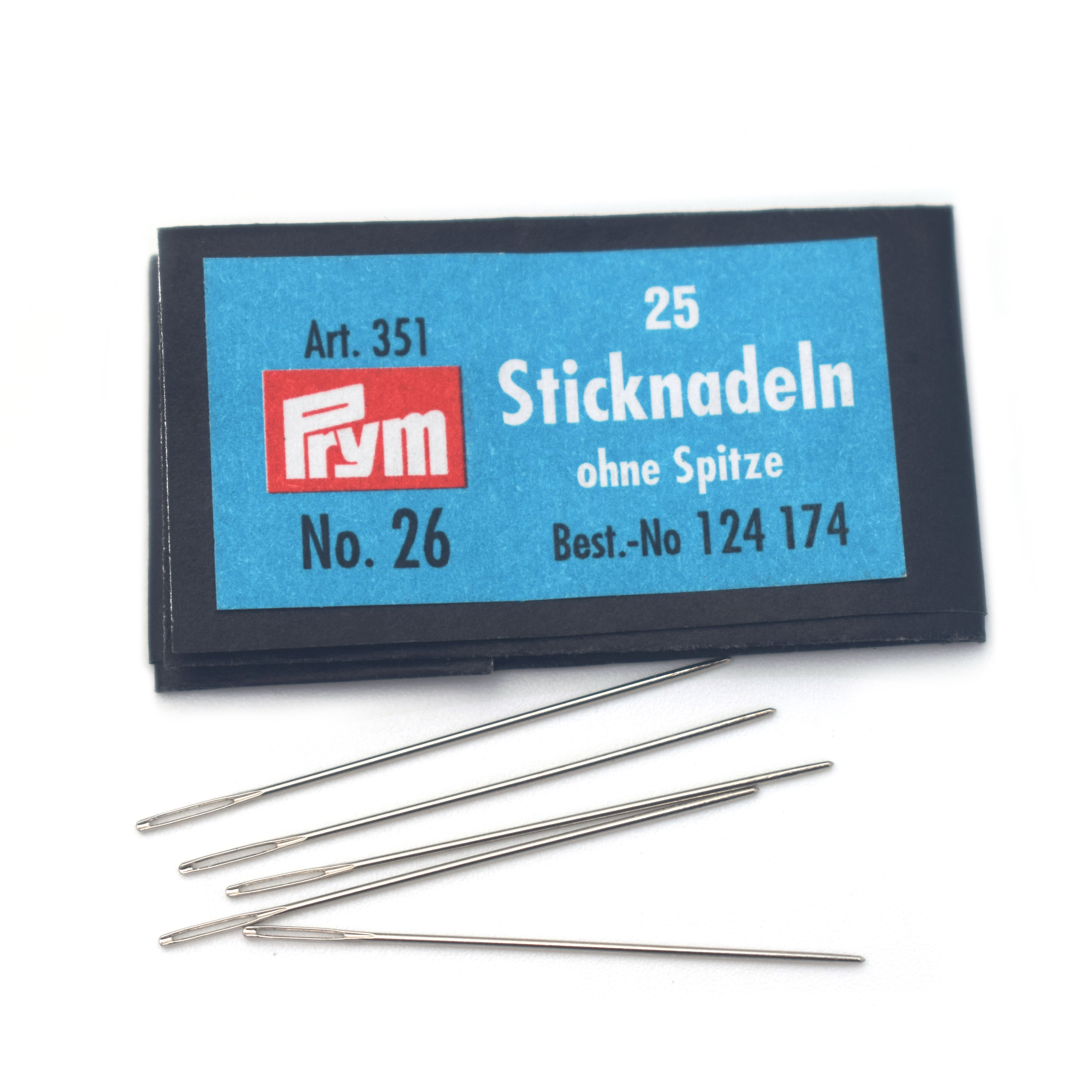 Prym Sewing Accessories Embroidery Needle Cross stitch needle, 25 x tapestry needles with large eye