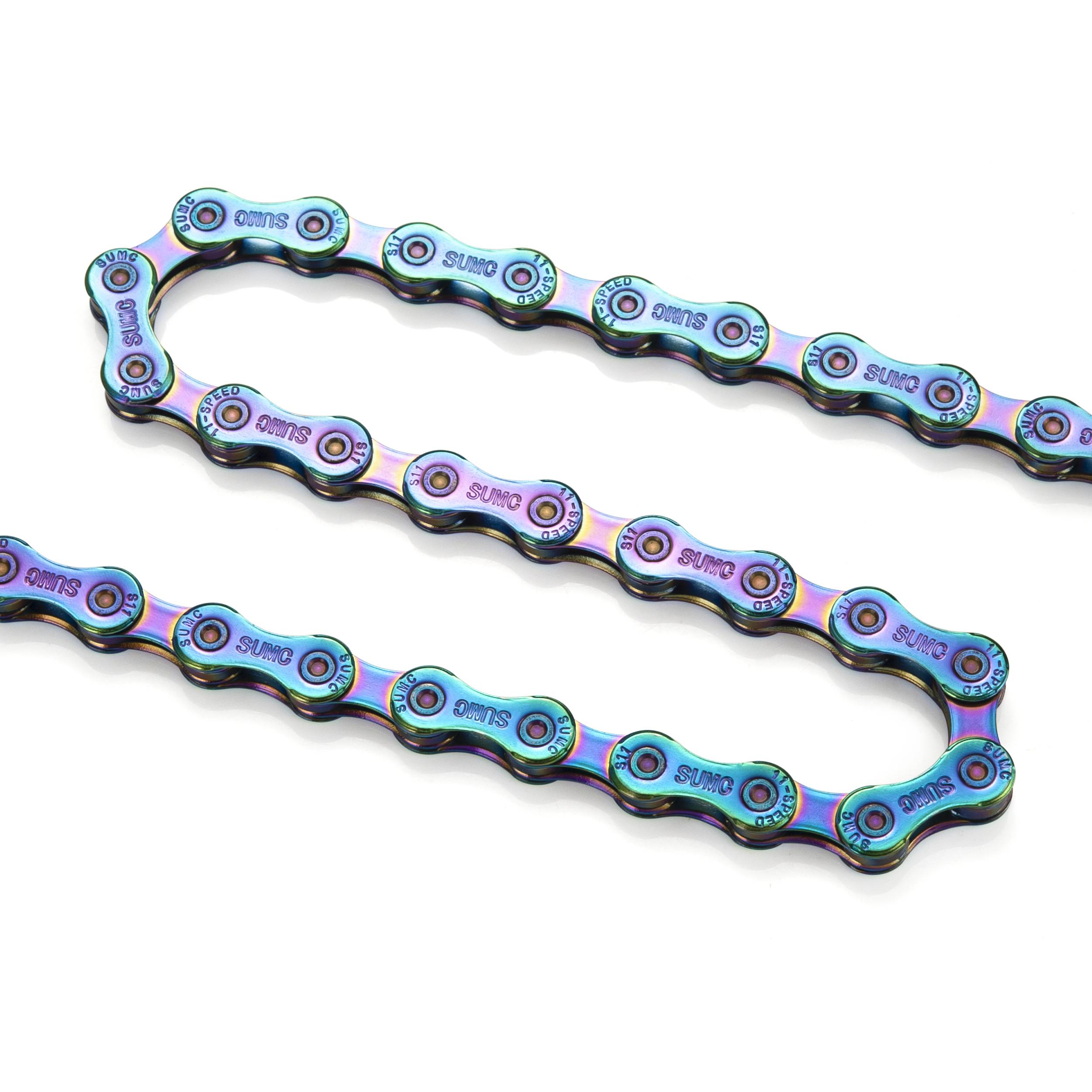 9 10 11 12 Speed Bicycle Rainbow Chain Colorful MTB Mountain Road Bike Shifting Chain Magic OEM Buckle Color
