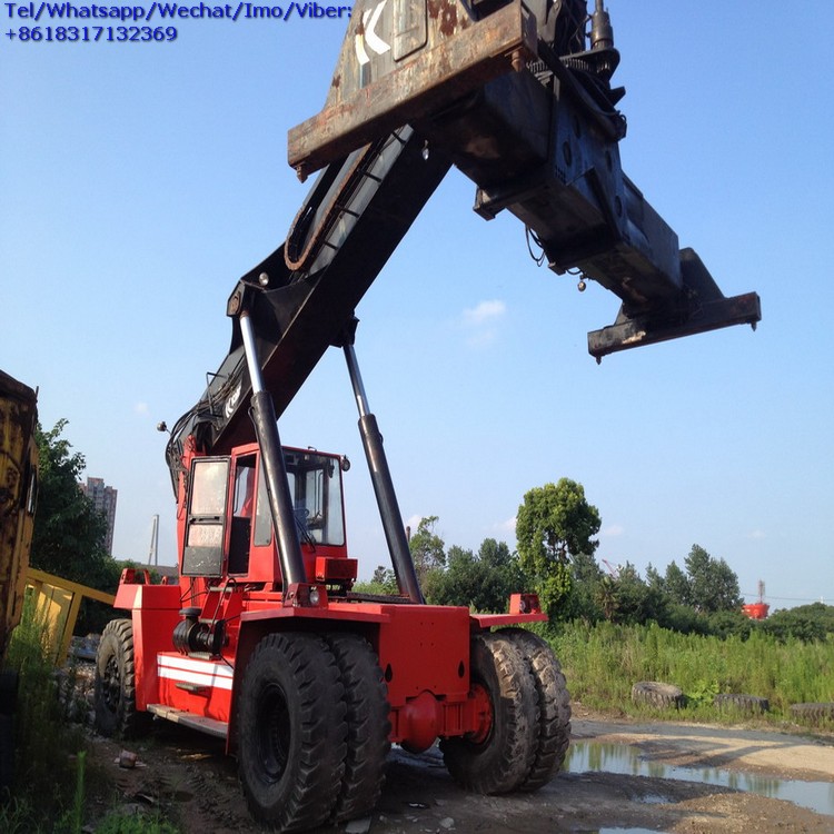 Оригинальный Подержанный штабелер Kalmar на 45 тонн DRD450, контейнер-штабелер для продажи