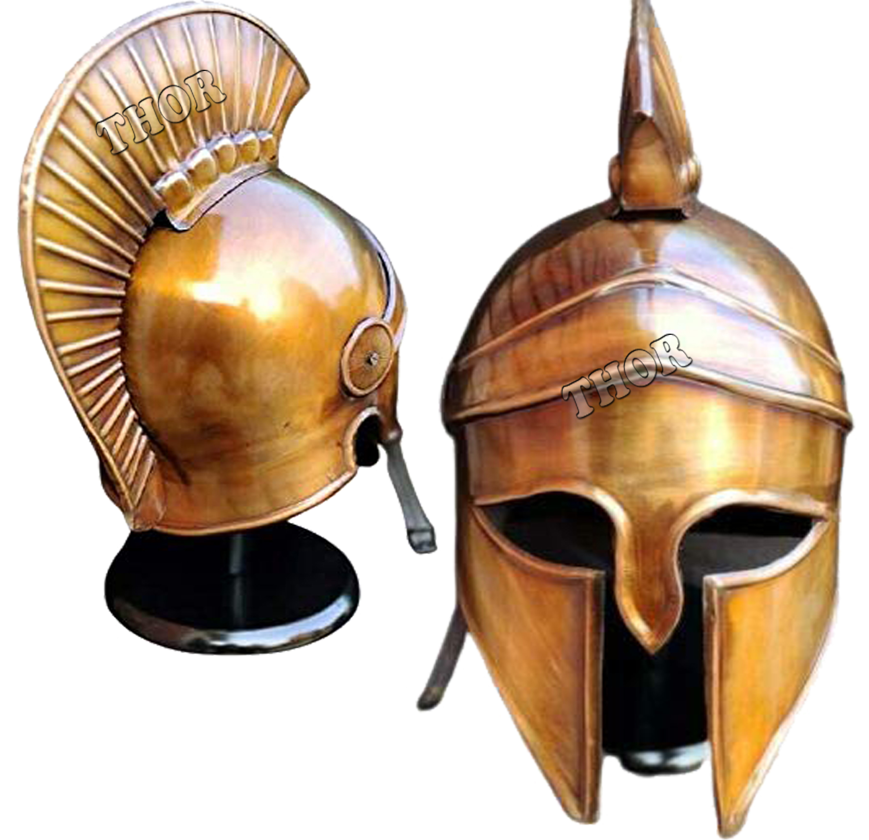 Medieval Greek Corinthian Helmet Play Armor Helmet Greek Corinthian Helmet Antique Polished Leather Liner