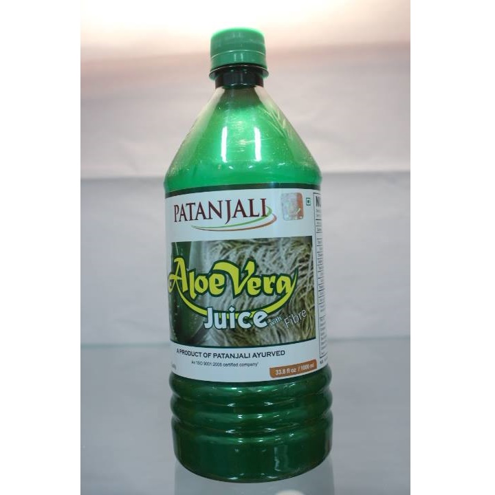 Patanjali сладкий сок алоэ вера с волокном 1000 мл Высококачественная бутылка из Индии