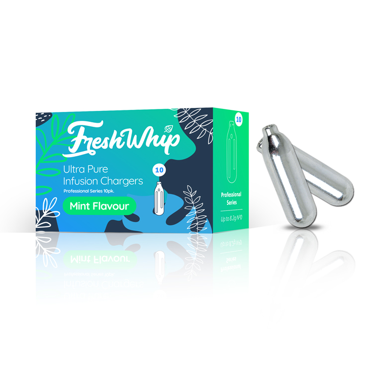 USA Exporter of 8.2g Mint Flavored Cream Chargers for Delicious Whipped Cream